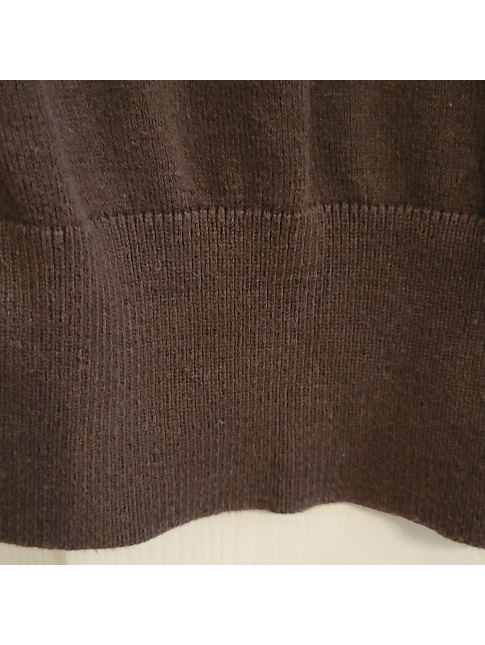 apt. 9 woman brown waist length cardigan - Picture 6 of 9